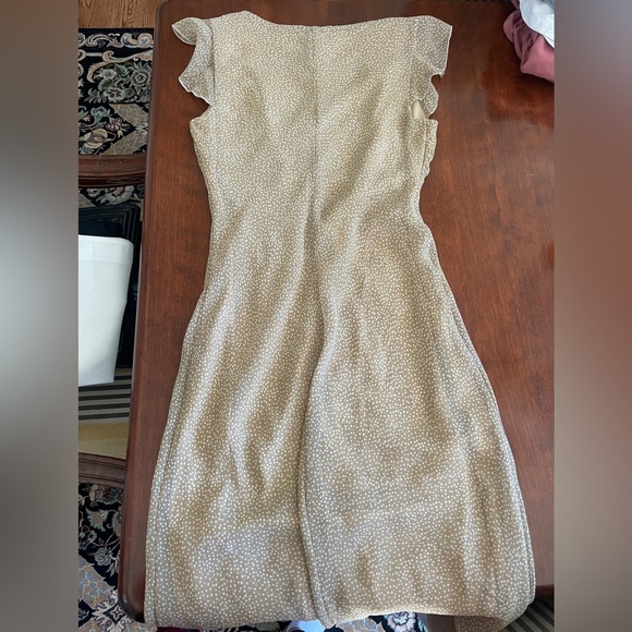 Chic Faith Love and Passion Brown Polka Dot Dress: Size 6, Long - Picture 3 of 4